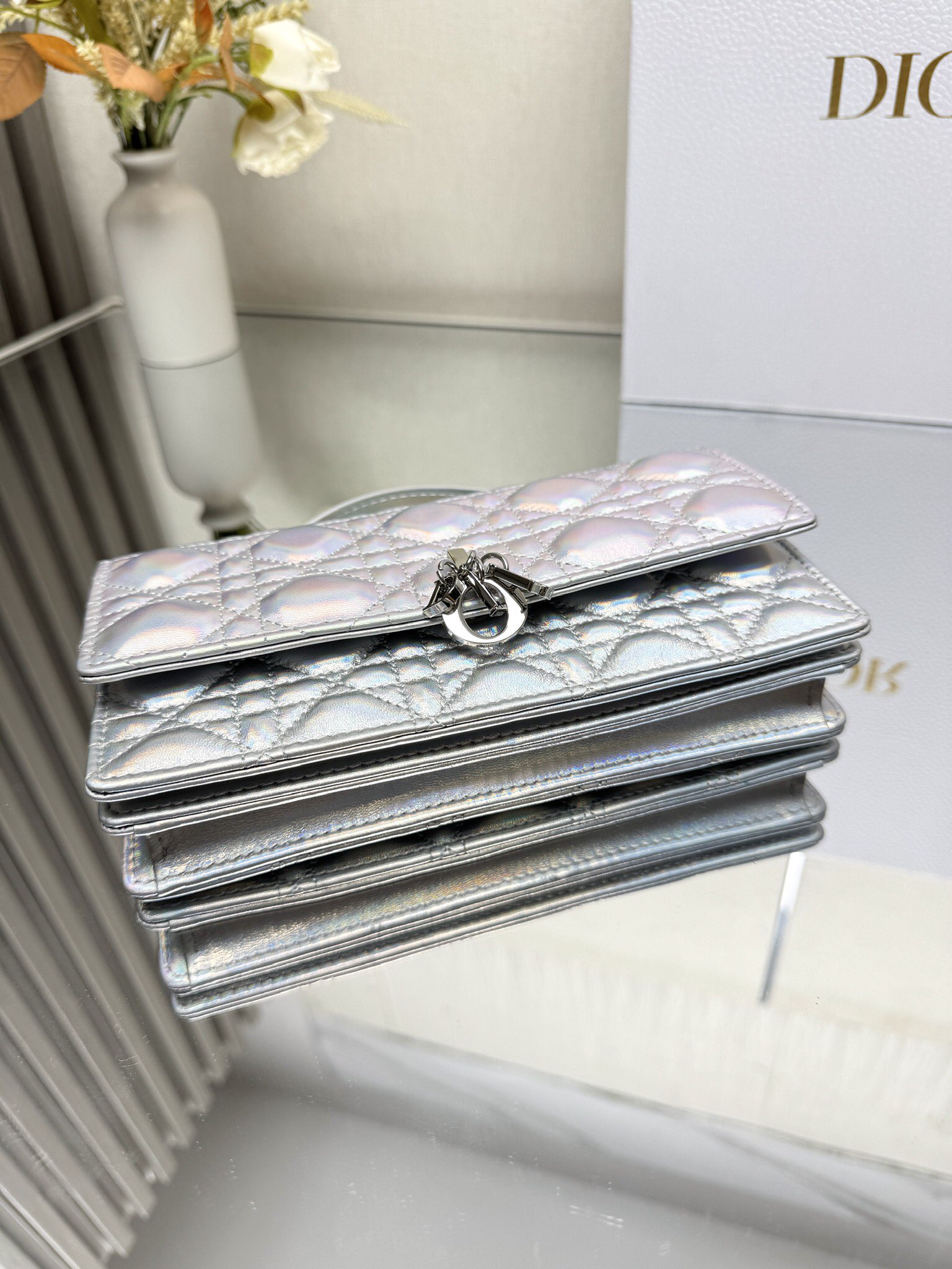 Lady Dior CD 디올 진주 클러치백 숄더백 가방