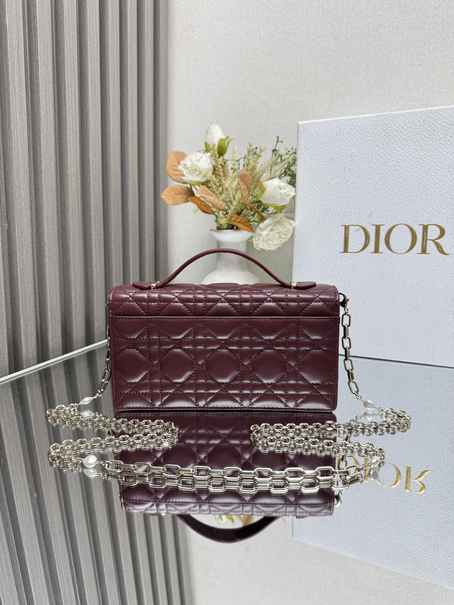 Lady Dior CD 디올 진주 클러치백 숄더백 가방