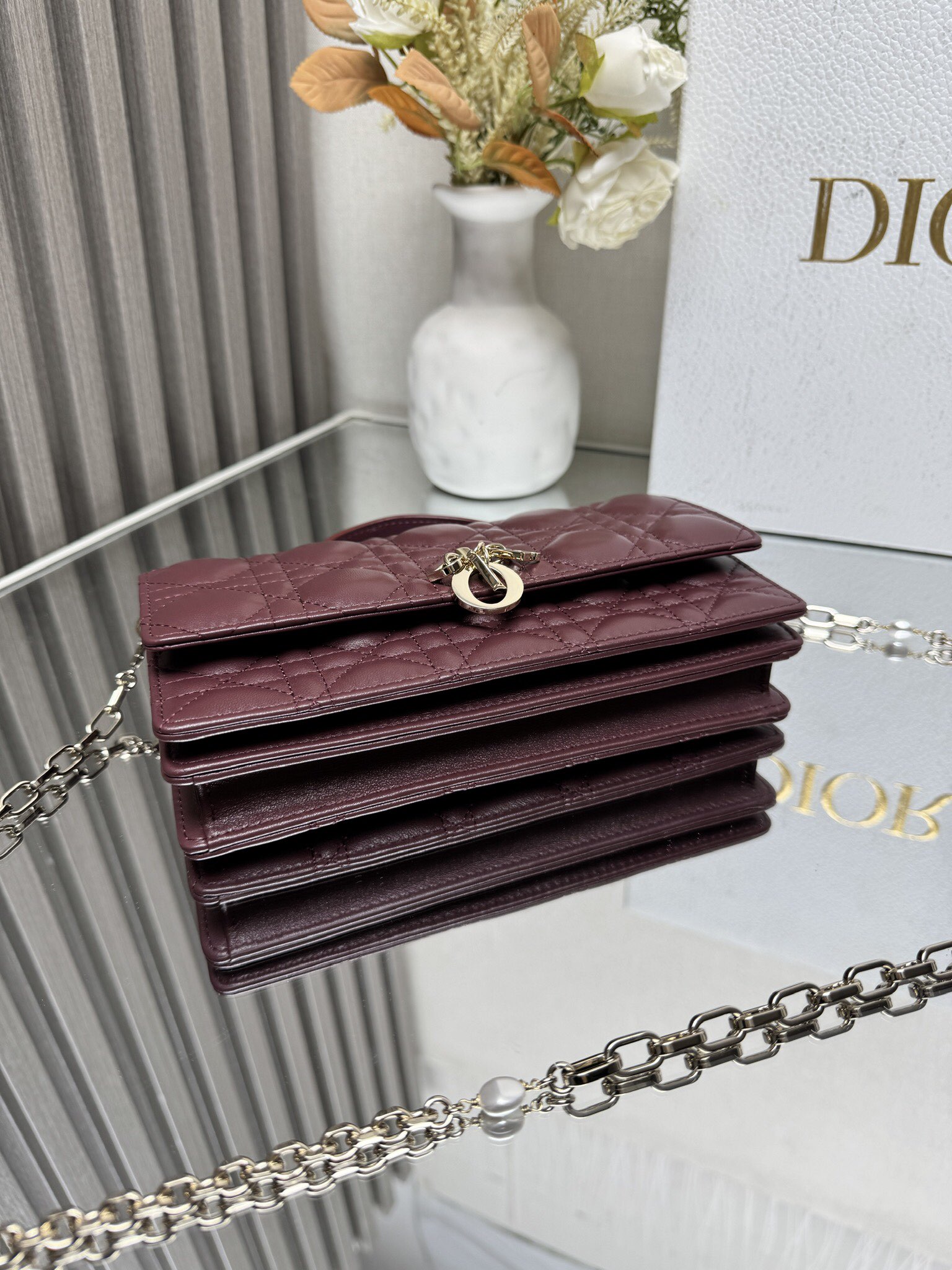 Lady Dior CD 디올 진주 클러치백 숄더백 가방