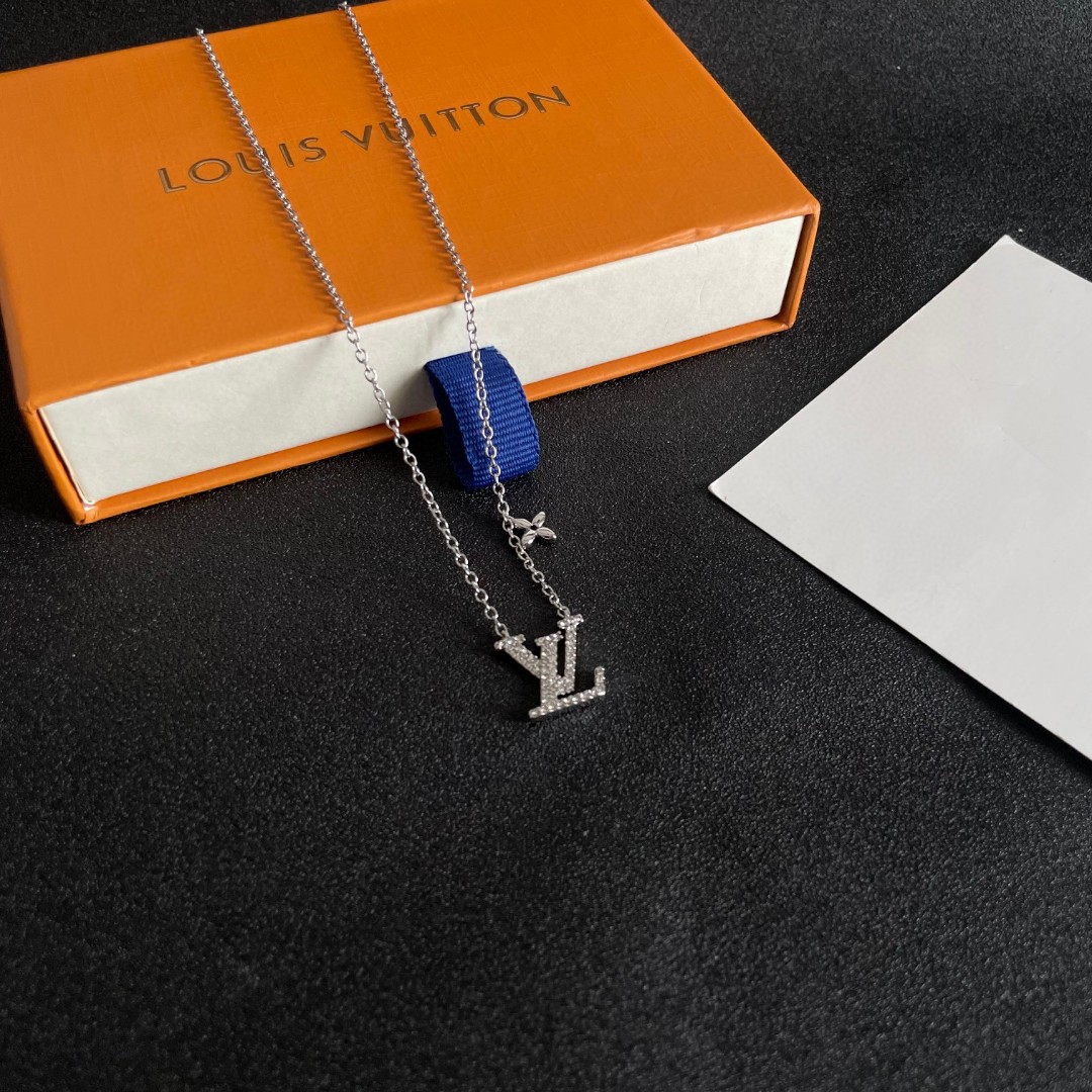 Louis Vuitton 루이비통 LV 더블 플라워 목걸이
