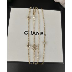 Chanel 샤넬 하트 진주 더블 C 체인 네크리스 목걸이