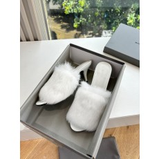 Balenciaga 발렌시아가 퍼 슬리퍼 신발
