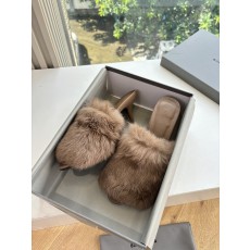 Balenciaga 발렌시아가 퍼 슬리퍼 신발