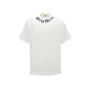 miumiu 미우미우 반팔 라운드넥 티셔츠 의류