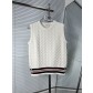 Thom Browne 톰브라운 스트라이프 꽈배기 울 베스트 조끼 의류