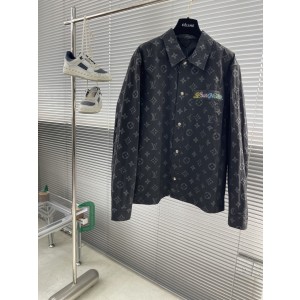 LV 루이비통 풀 프린트 자카드 컬러 셔츠 의류