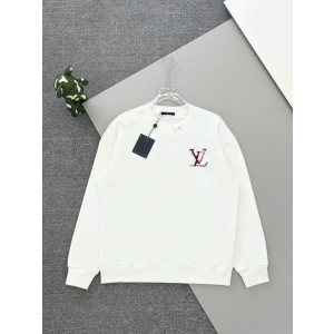 루이비통 LV 전후면 컷팅·버닝 자수 맨투맨 의류