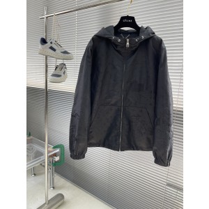 LV 루이비통 자카드 패턴 바람막이 재킷 의류