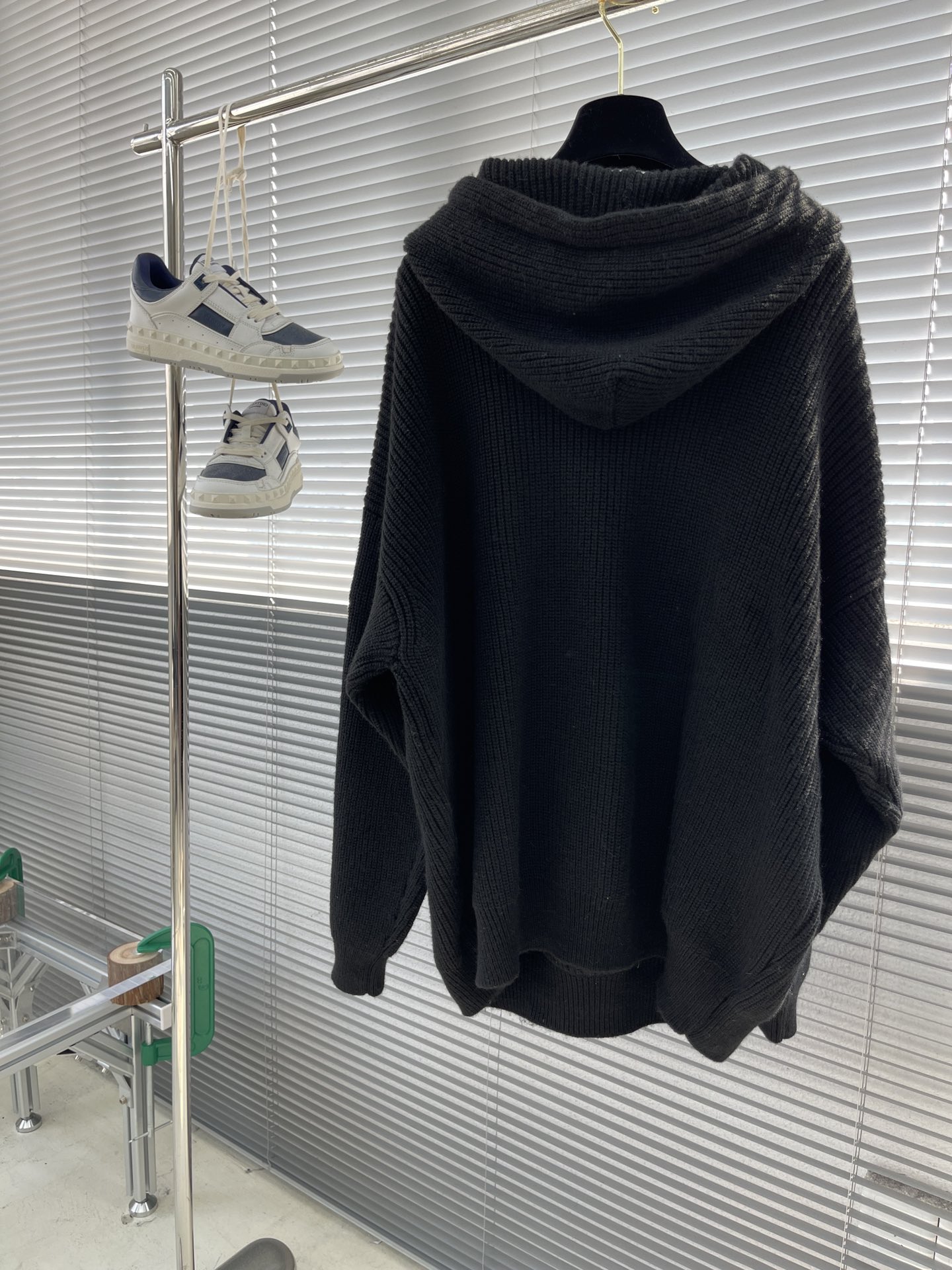 Celine 셀린느 로고 패치 자수 후드 니트 의류