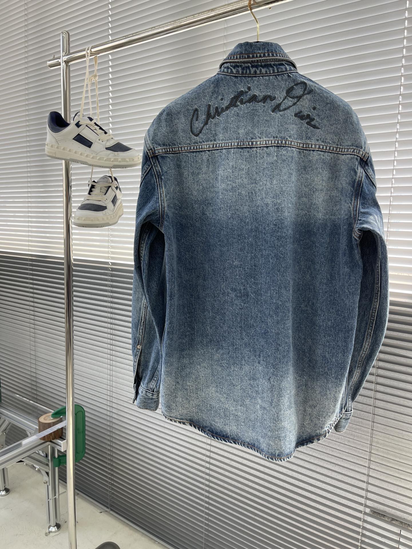 Dior CD 디올 자수 데님 재킷 의류