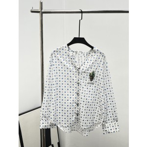 Chanel 샤넬 도트 롱슬리브 셔츠 의류