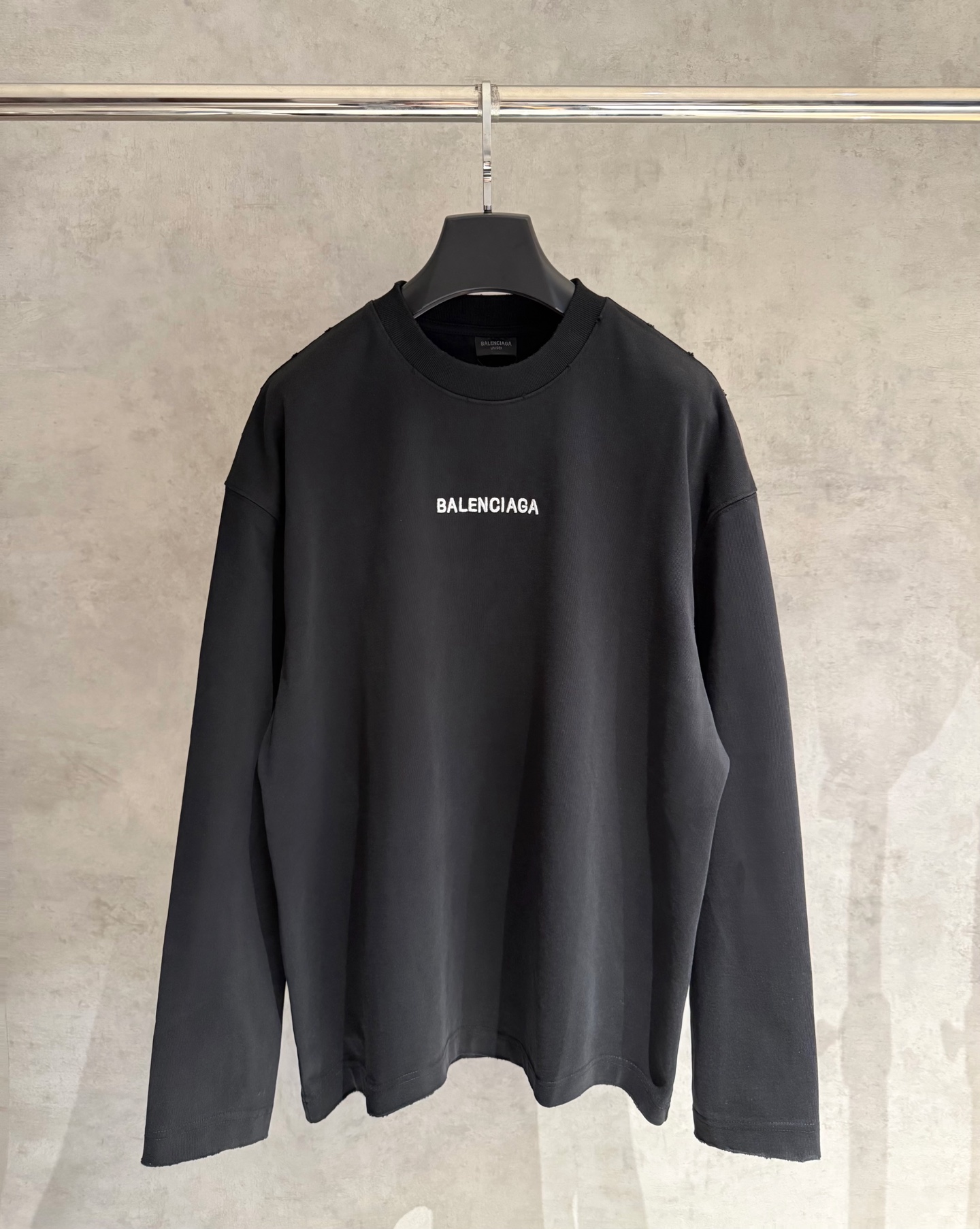 Balenciaga 발렌시아가 자수 긴팔 티셔츠 의류