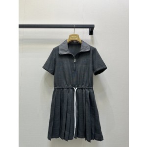 MiuMiu 미우미우 웨일즈 체크 플리츠 원피스 의류