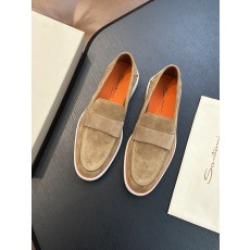 Santoni 산토니 남성 수제 송아지 가죽 슈즈 로퍼 신발