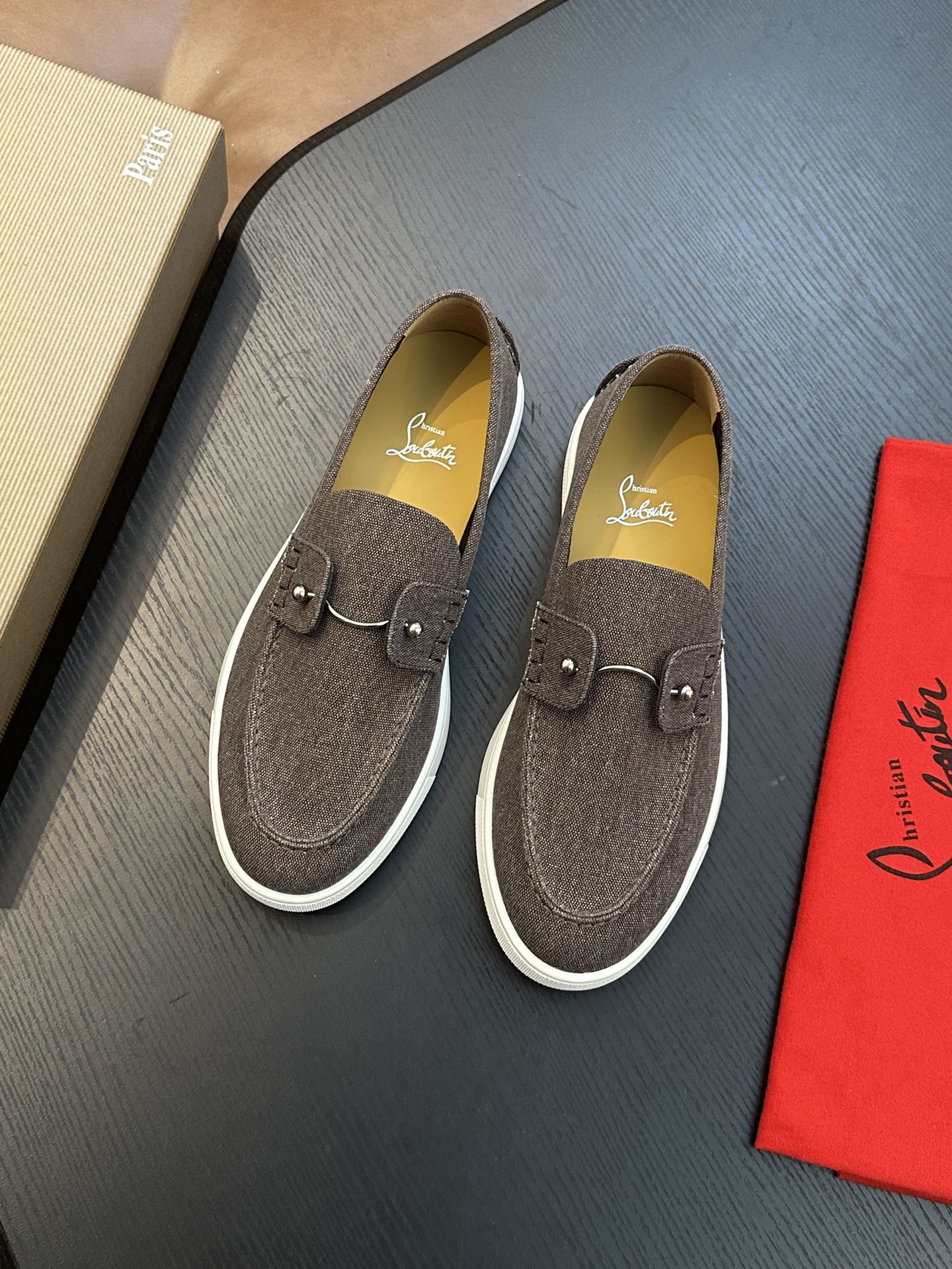 Christian Louboutin 크리스찬 루부탱 수제 로퍼 신발