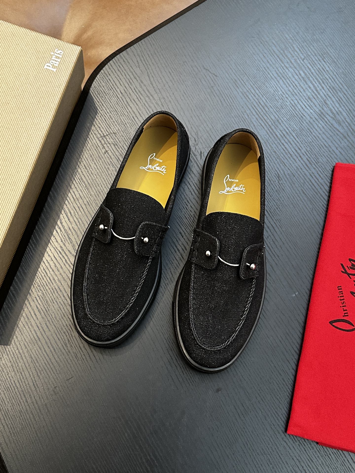 Christian Louboutin 크리스찬 루부탱 수제 로퍼 신발