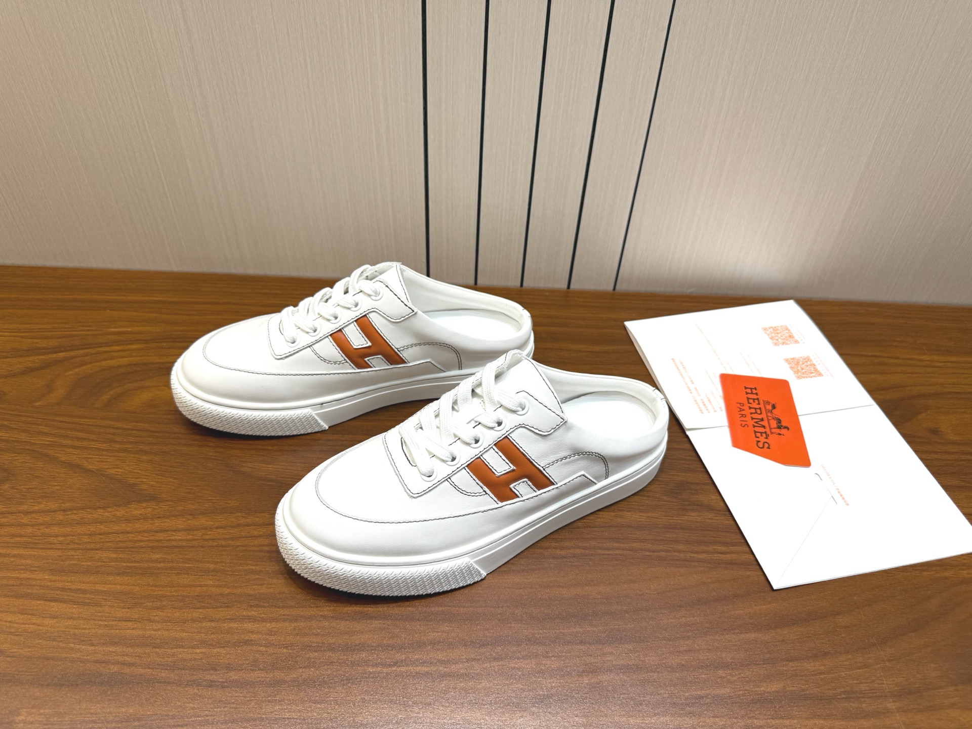 Hermes 에르메스 클래식 커플 운동화 뮬 스니커즈 신발