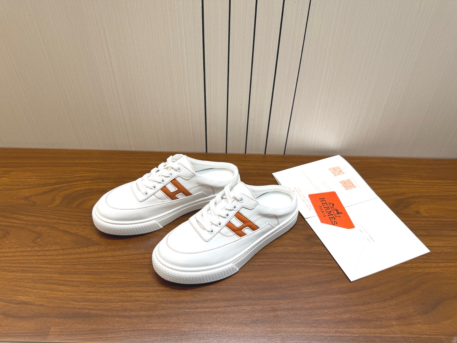 Hermes 에르메스 클래식 커플 운동화 뮬 스니커즈 신발