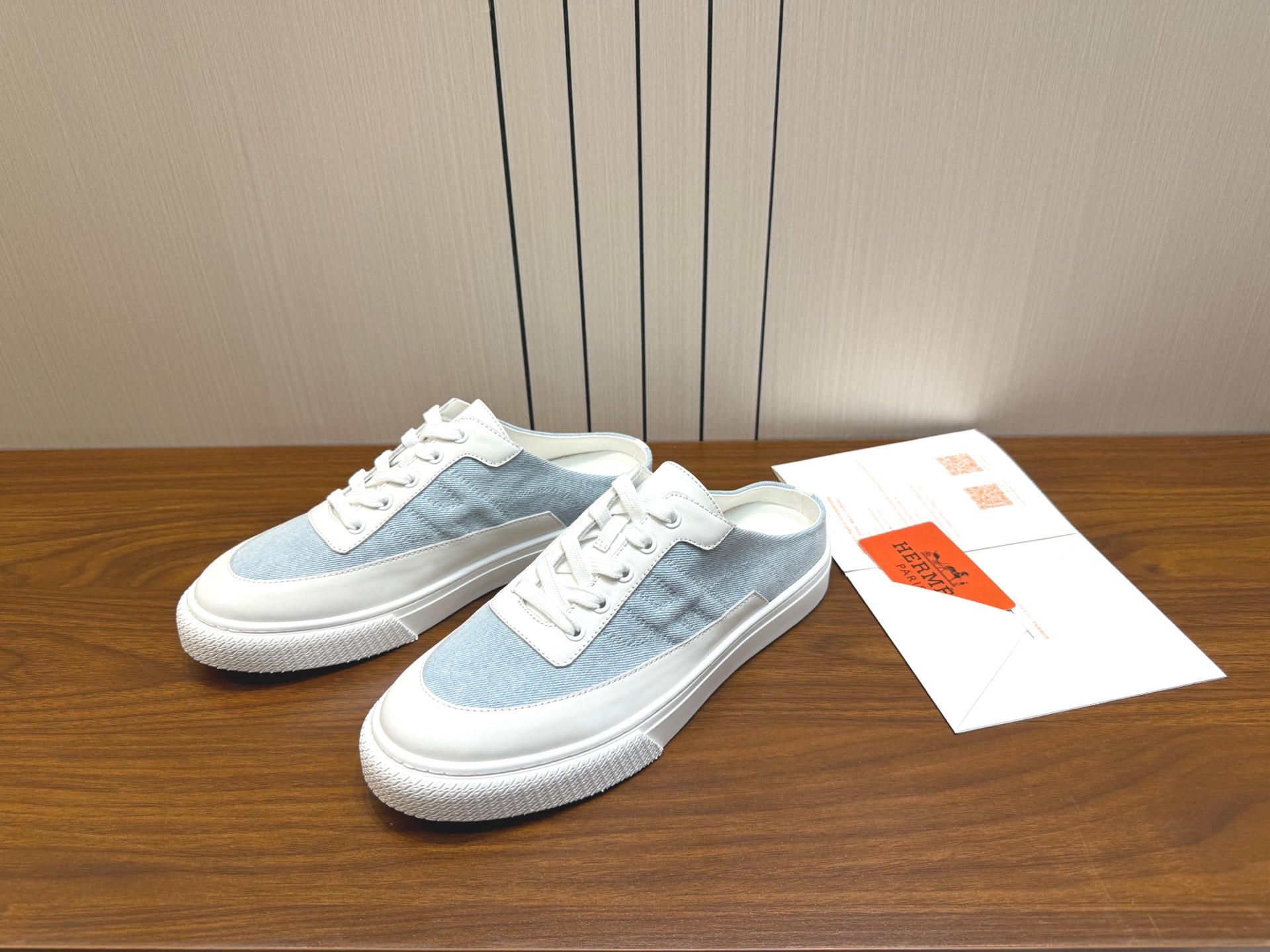 Hermes 에르메스 클래식 커플 운동화 뮬 스니커즈 신발