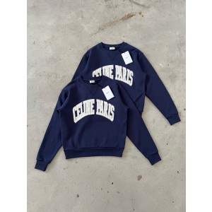 Celine 셀린느 여성 빈티지 로고 프린트 맨투맨 티셔츠 의류