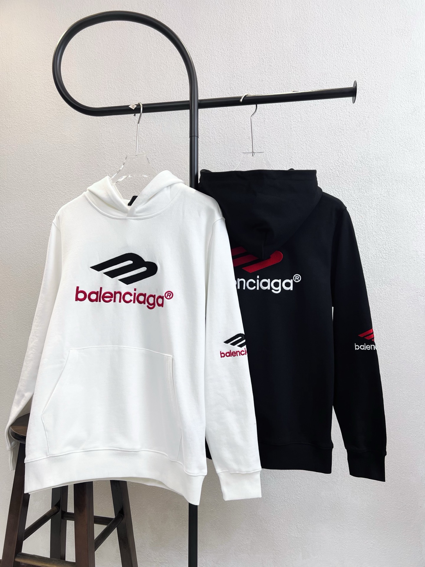 Balenciaga 발렌시아가 3M 로고 자수 후드티 의류