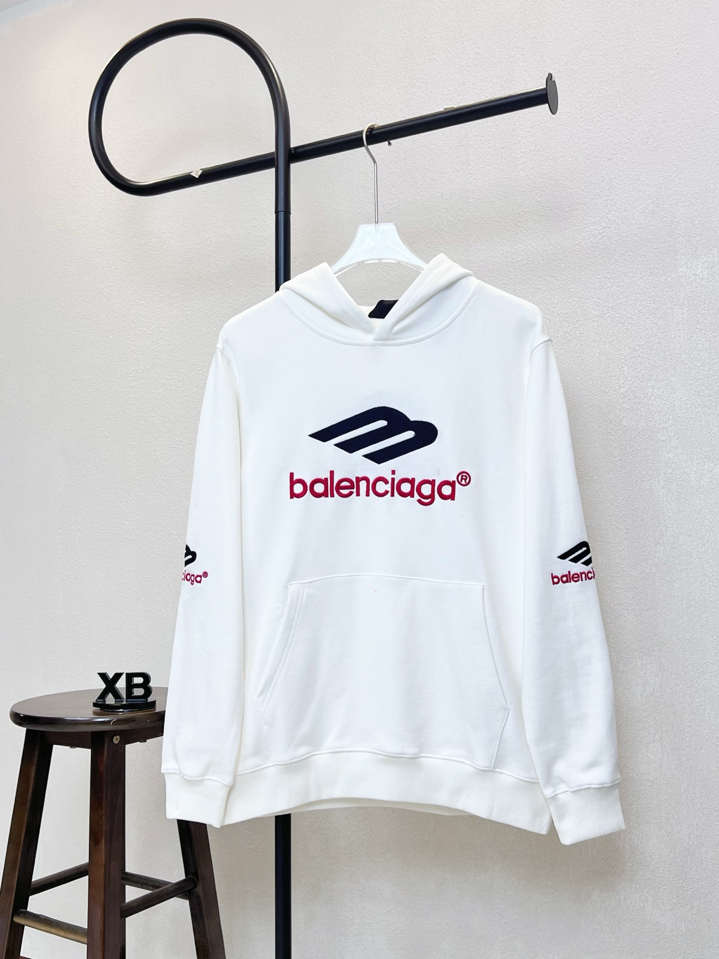 Balenciaga 발렌시아가 3M 로고 자수 후드티 의류