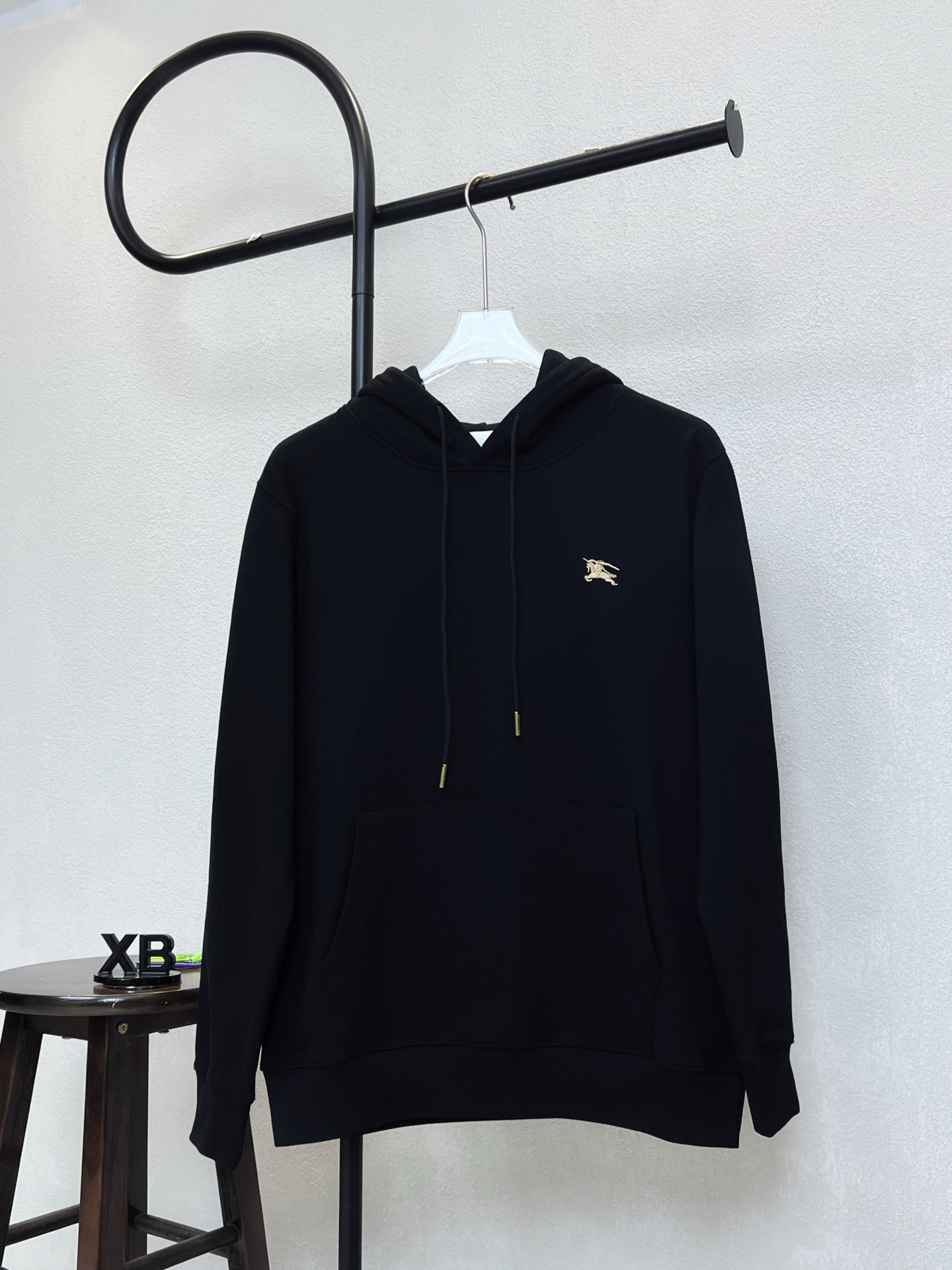 Burberry 버버리 체크 로고 자수 후드티 의류