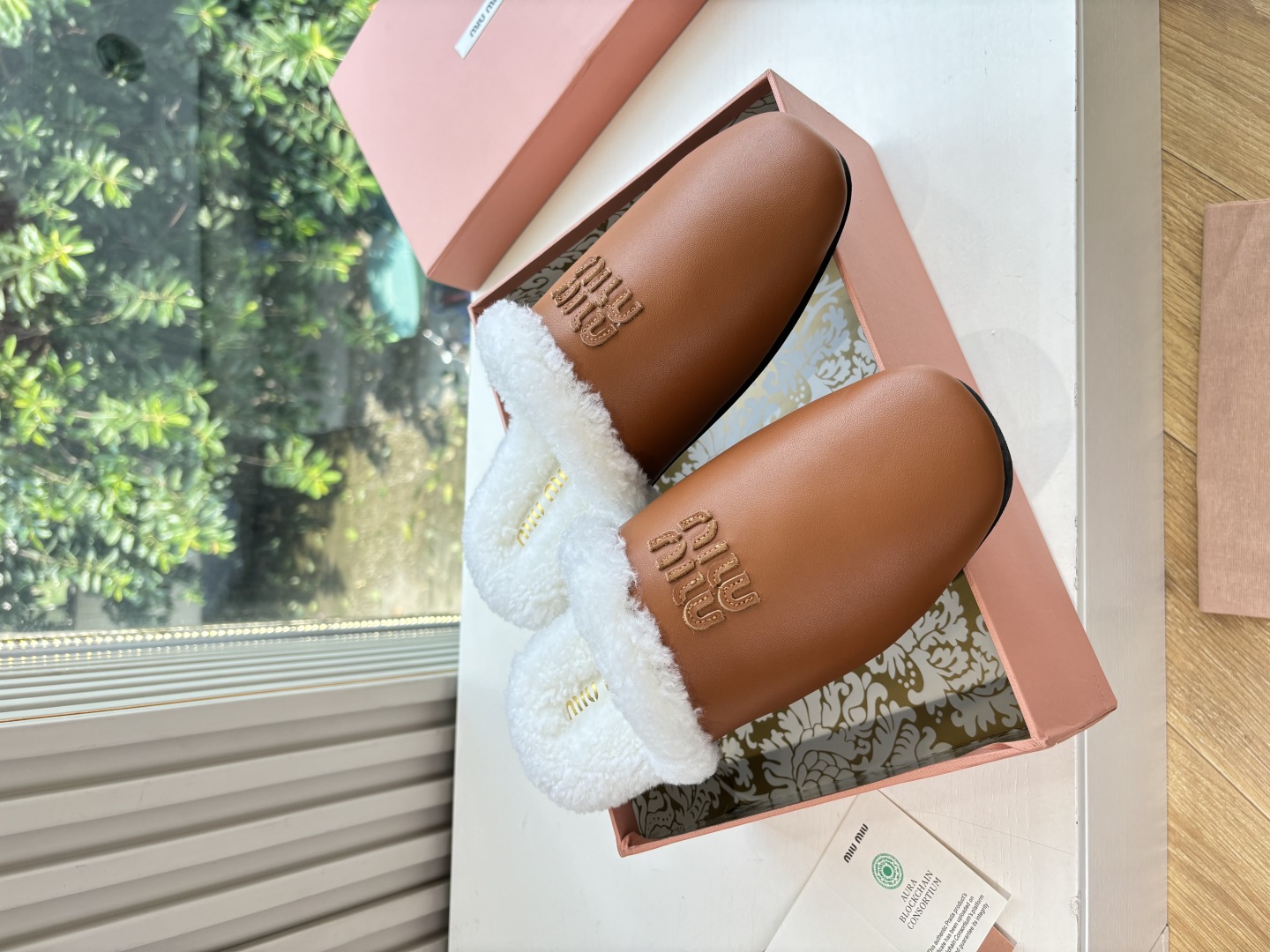 miumiu 미우미우 수입 양모 슬리퍼 신발