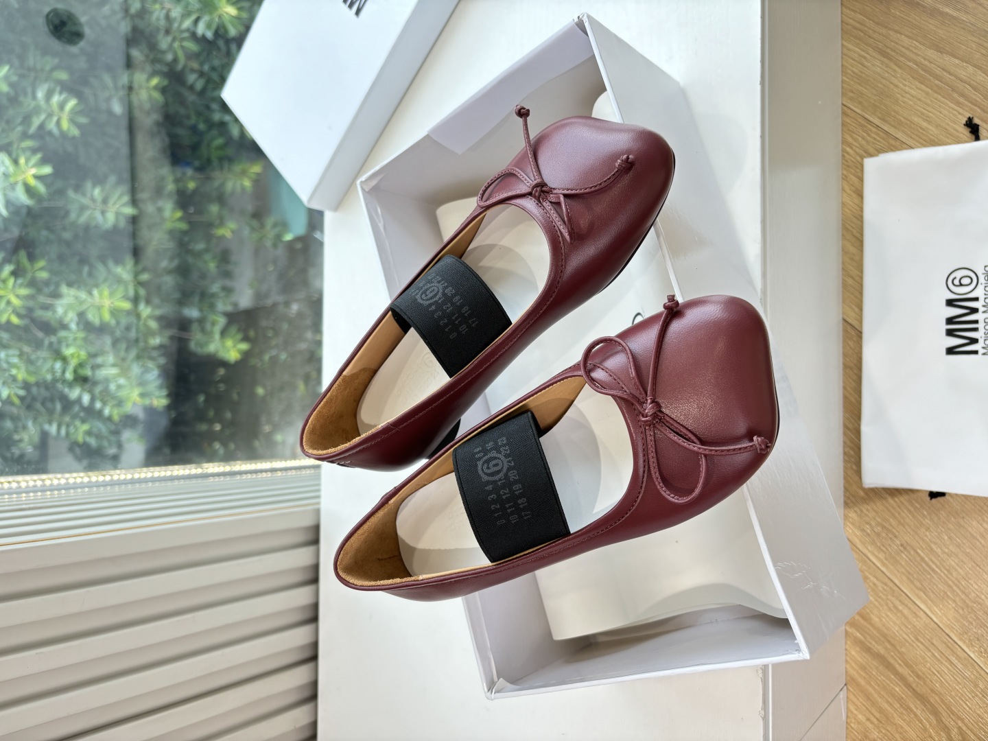 Maison Margiela MM6 메종 마르지엘라 타비 굽 낮은 메리제인 플랫 슈즈 신발