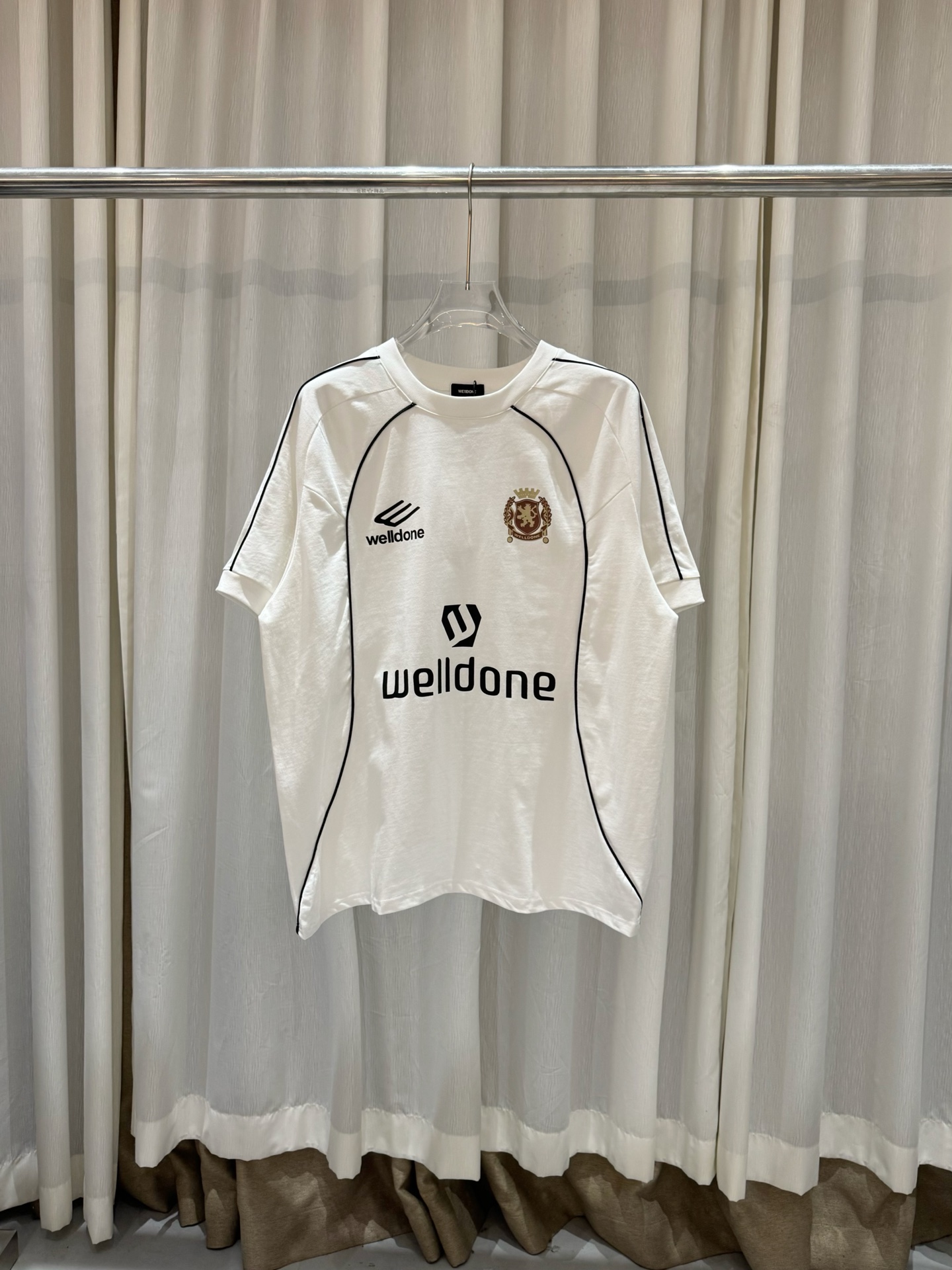 WE11DONE 웰던 크루넥 반팔 티셔츠 의류