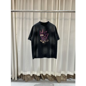 Welldone 웰던 몬스터 프린트 워시드 빈티지 반팔 티셔츠 의류