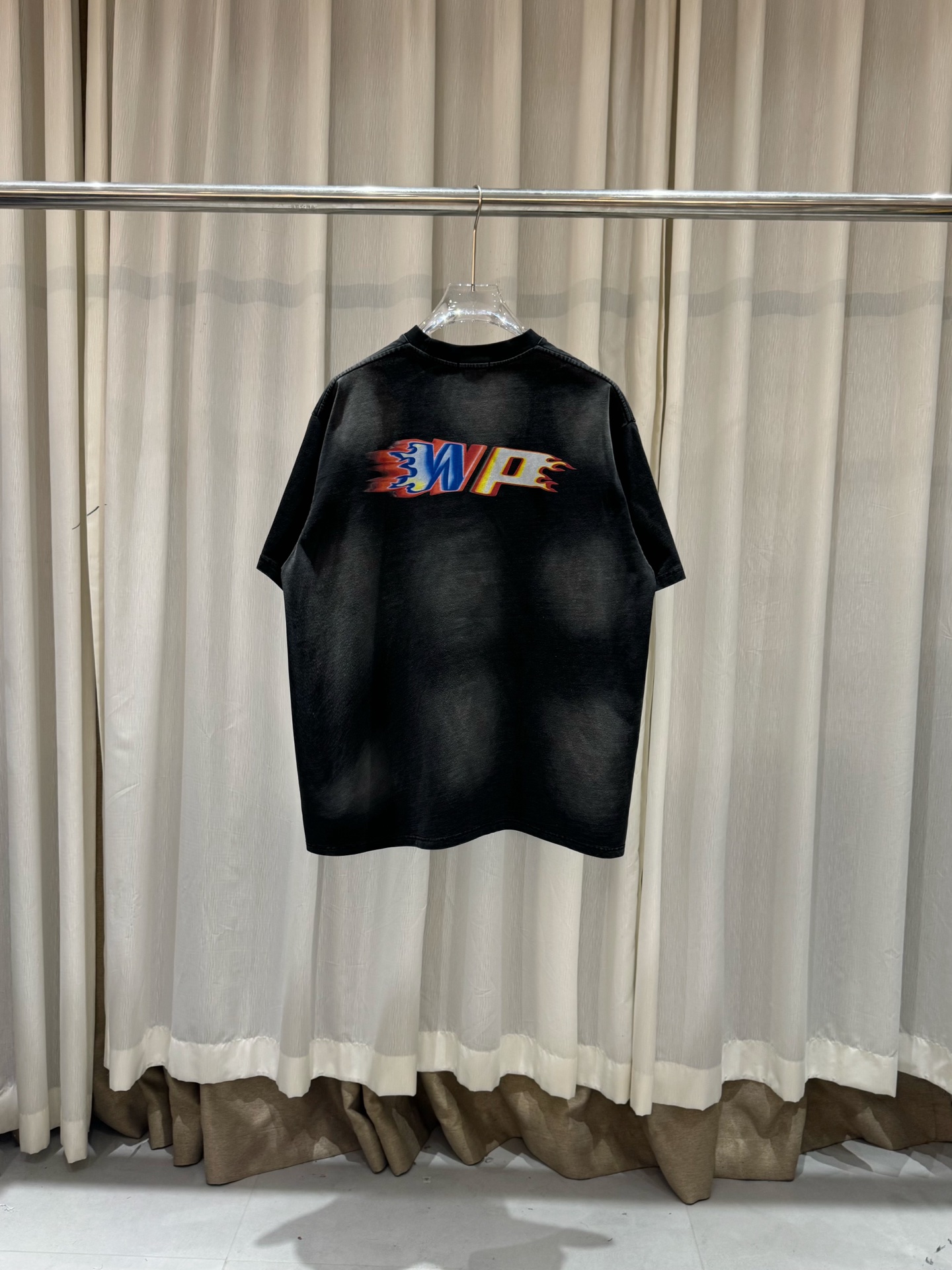 Welldone 웰던 몬스터 프린트 워시드 빈티지 반팔 티셔츠 의류