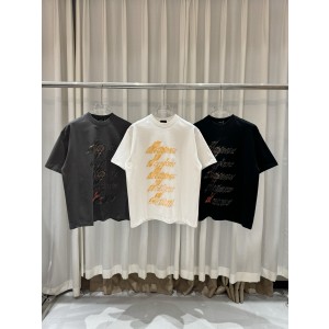 WE11DONE MOON 웰던 화염 LOGO 반팔 티셔츠 의류