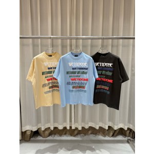 WE11DONE 웰던 반팔 티셔츠 의류