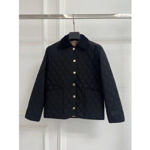 Burberry 버버리 복고풍 다이아몬드 퀼팅 재킷 의류