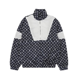 LV 루이비통 올오버 플라워 트렌치 재킷 바람막이 의류