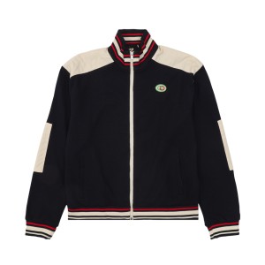 GUCCI 구찌 GG자수 로고 패치 집업 점퍼 재킷 의류