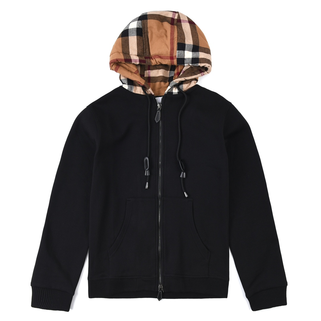 Burberry 버버리 후드 체크 패치 집업 재킷 의류