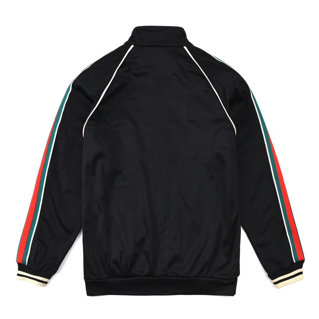 GUCCI 구찌 컬러 스트라이프 테이프 패치 집업 점퍼 재킷 의류