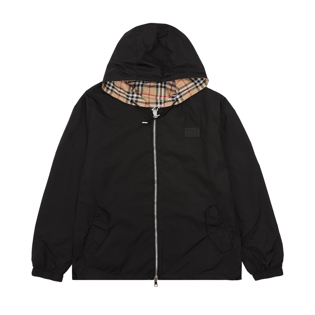 Burberry 버버리 패치 체크 양면 재킷 의류