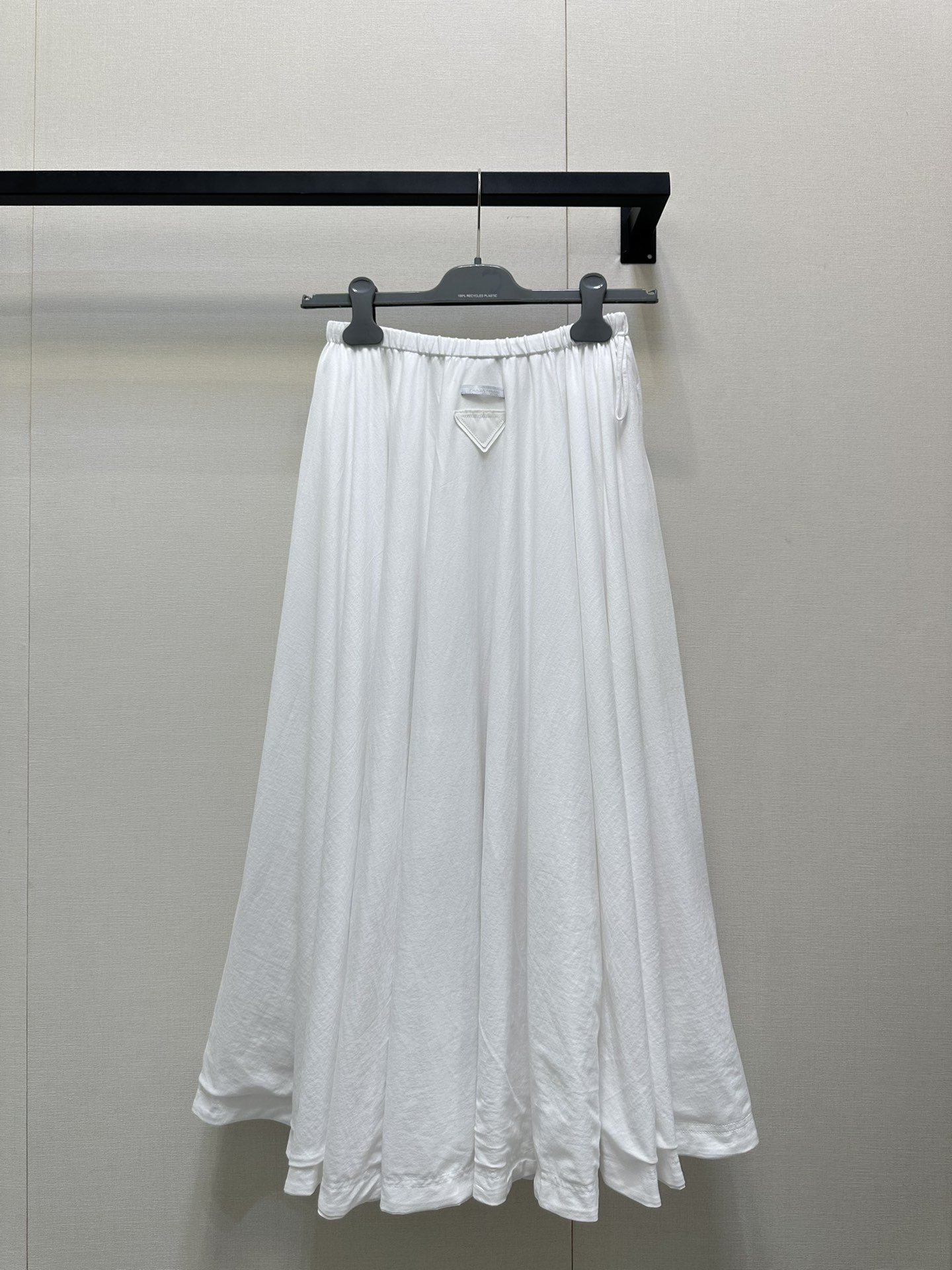 PRADA 프라다 허리 밴딩 A라인 스커트 치마 의류