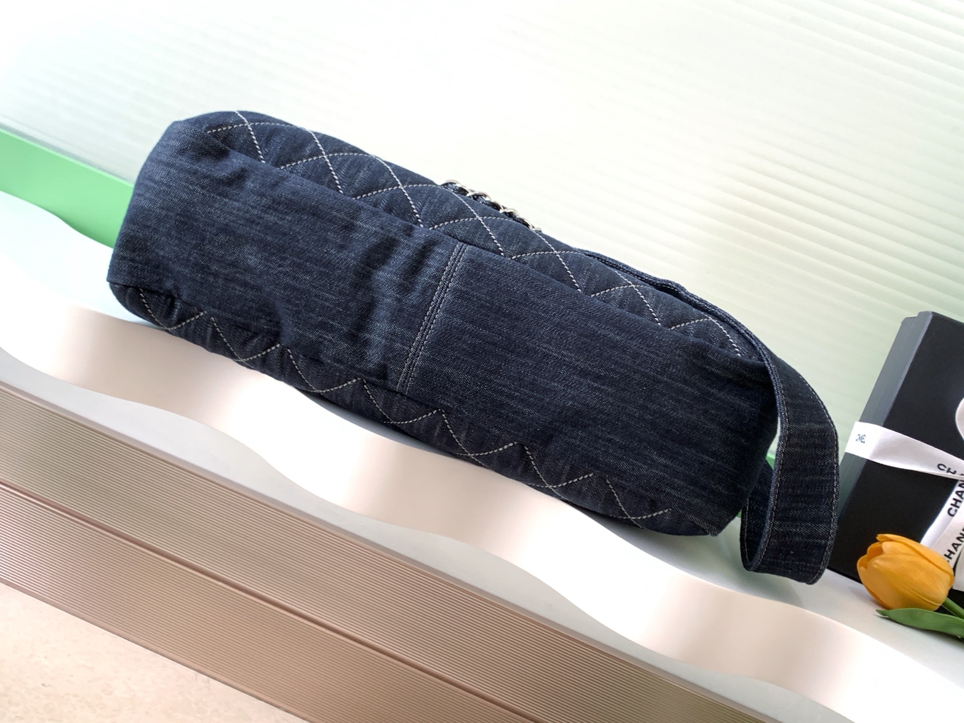 Chanel 샤넬 데님 에어포트 백 가방