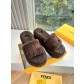 Fendi 펜디 퍼 슬리퍼 신발