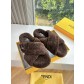 Fendi 펜디 퍼 슬리퍼 신발