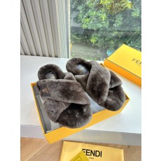 Fendi 펜디 퍼 슬리퍼 신발