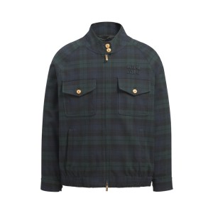 MiuMiu 미우미우 울 체크 재킷 의류 자켓