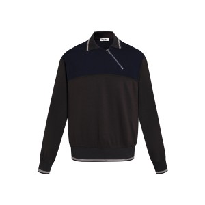 miumiu 미우미우 컬러 배색 긴팔 사이드 지퍼 맨투맨 티셔츠 의류