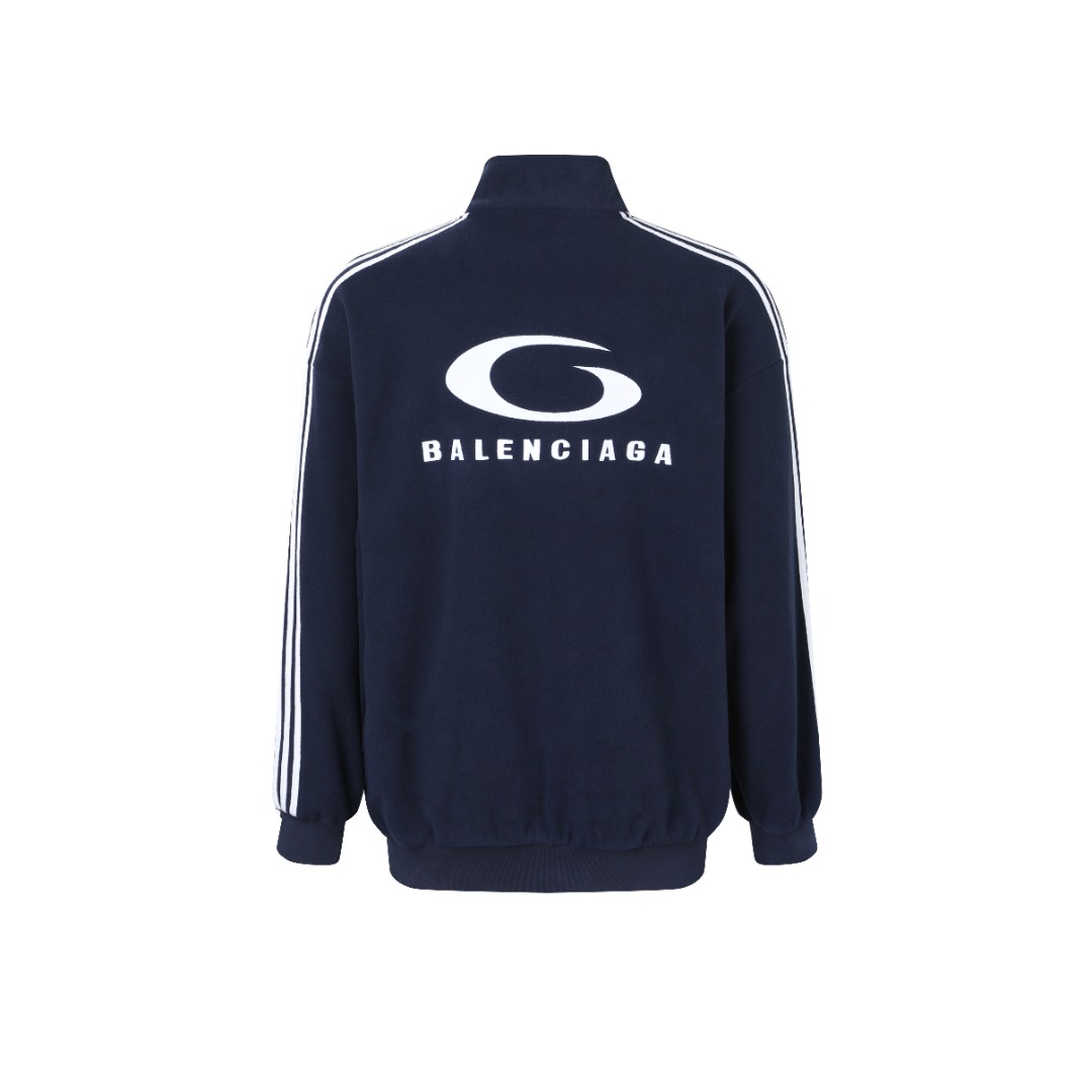 BALENCIAGA 발렌시아가 플리스 집업 자수 재킷 자켓 의류