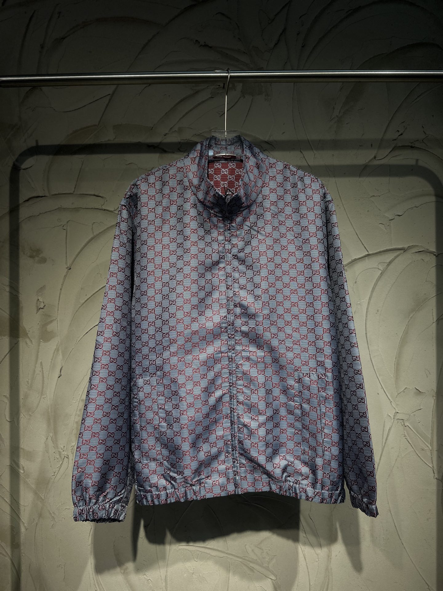 GUCCI 구찌 배색 지퍼 하이넥 파일럿 재킷 자켓 의류