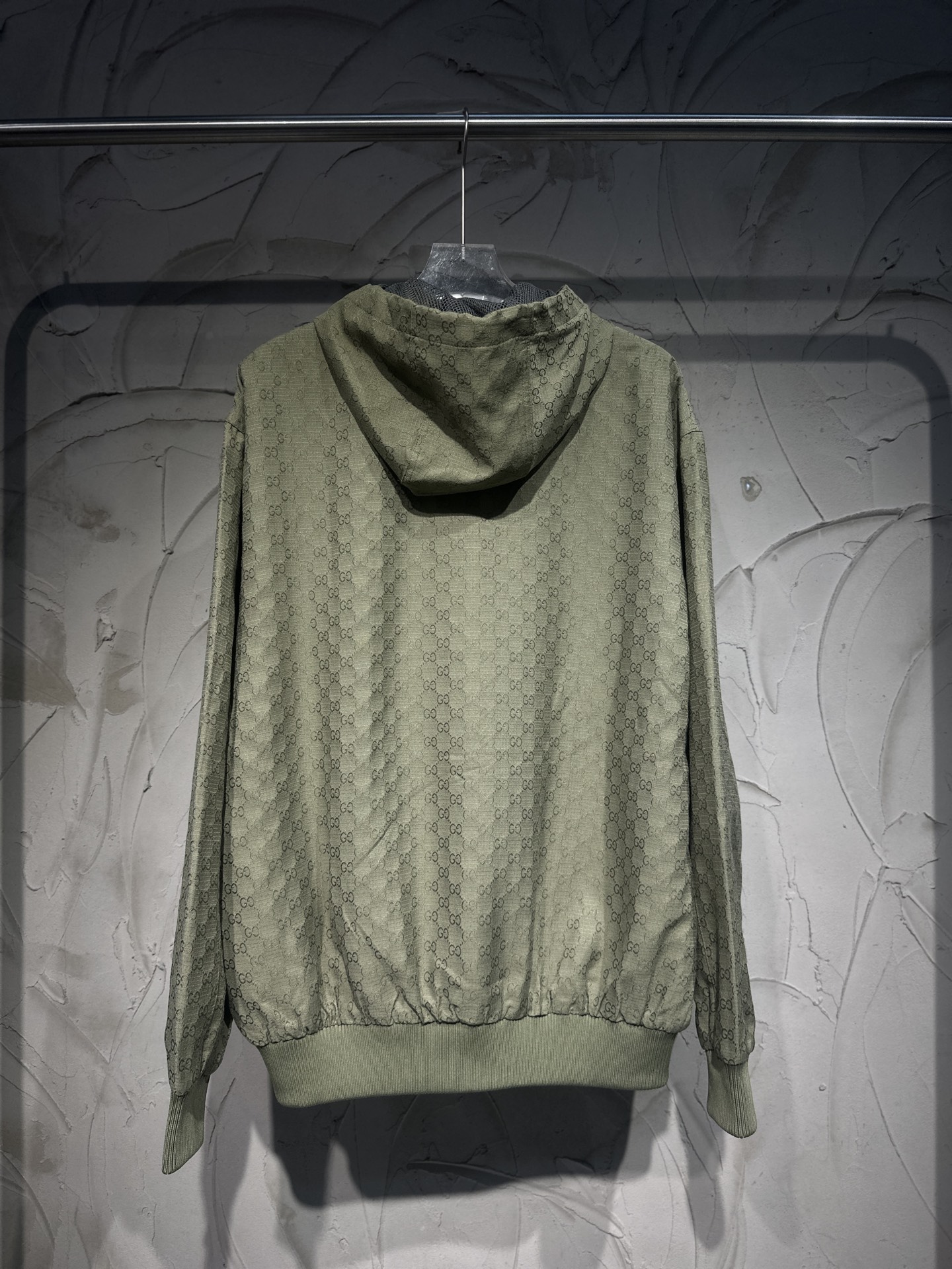 GUCCI GG 구찌 풀프린트 체크 후드 재킷 자켓 의류